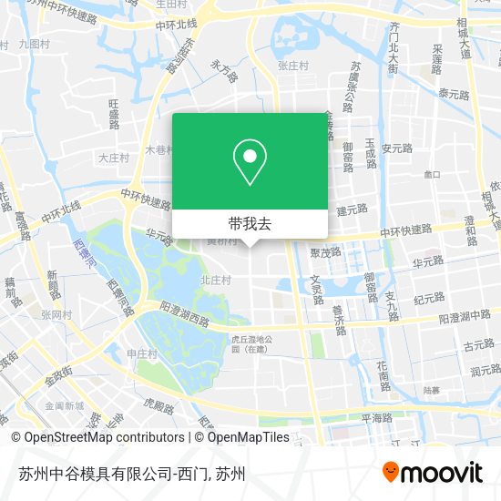 苏州中谷模具有限公司-西门地图