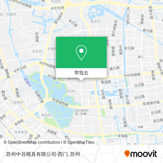 苏州中谷模具有限公司-西门地图