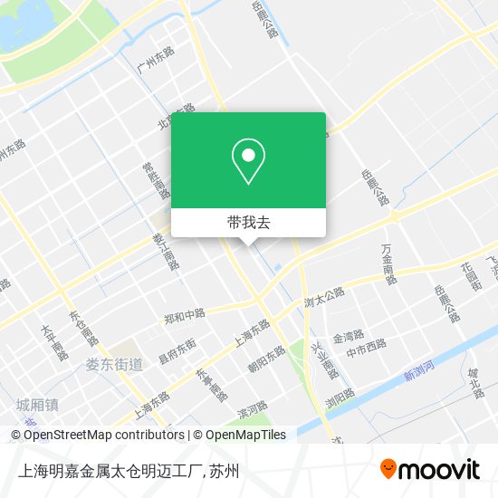 上海明嘉金属太仓明迈工厂地图