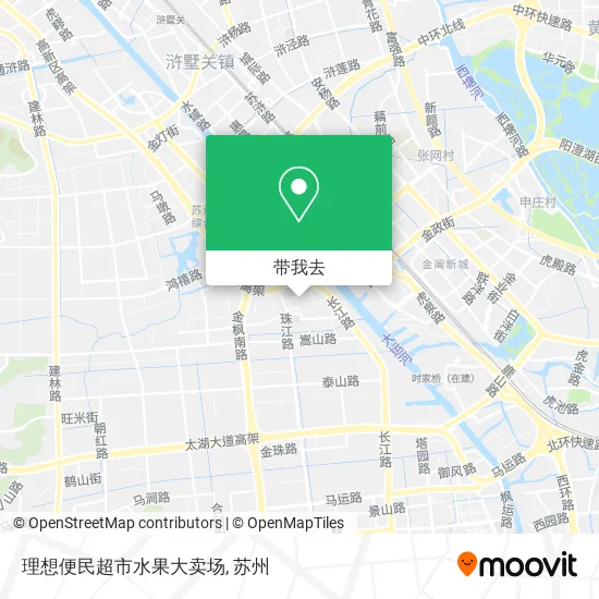 理想便民超市水果大卖场地图