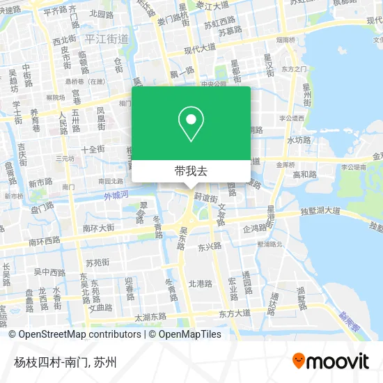 杨枝四村-南门地图