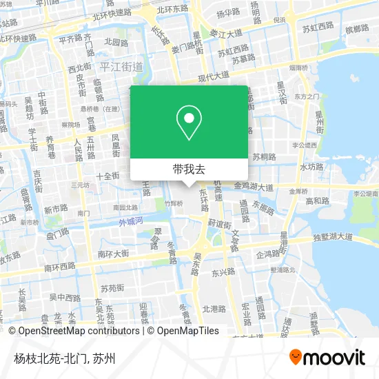 杨枝北苑-北门地图