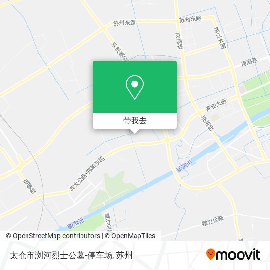 太仓市浏河烈士公墓-停车场地图