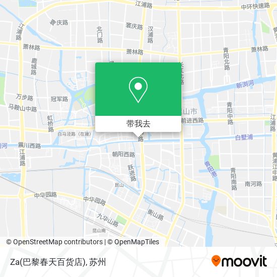 Za(巴黎春天百货店)地图