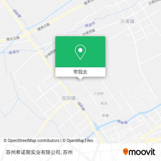 苏州希诺斯实业有限公司地图