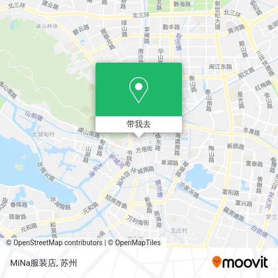 MiNa服装店地图