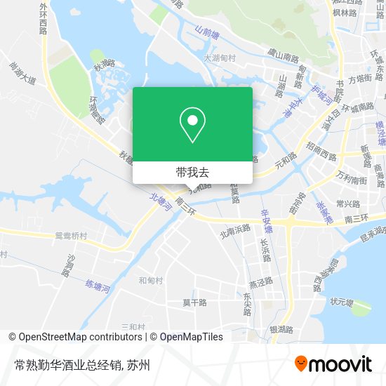 常熟勤华酒业总经销地图