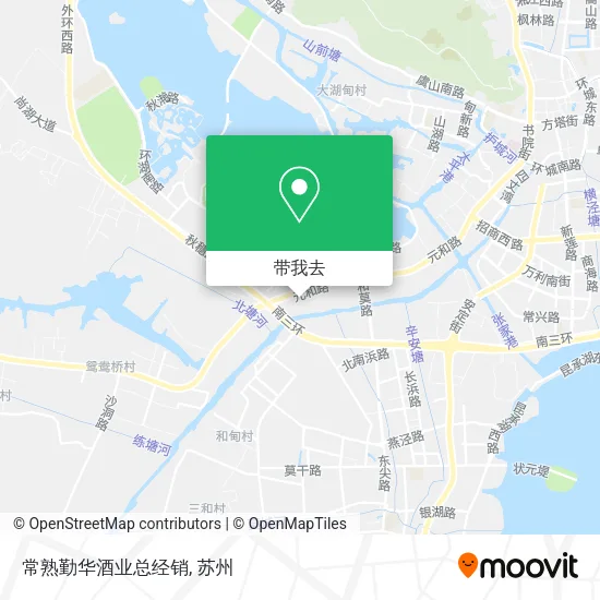 常熟勤华酒业总经销地图