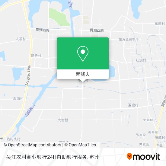 吴江农村商业银行24H自助银行服务地图