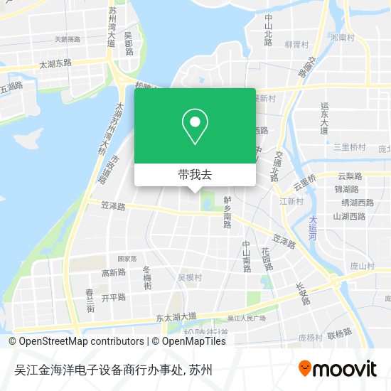 吴江金海洋电子设备商行办事处地图