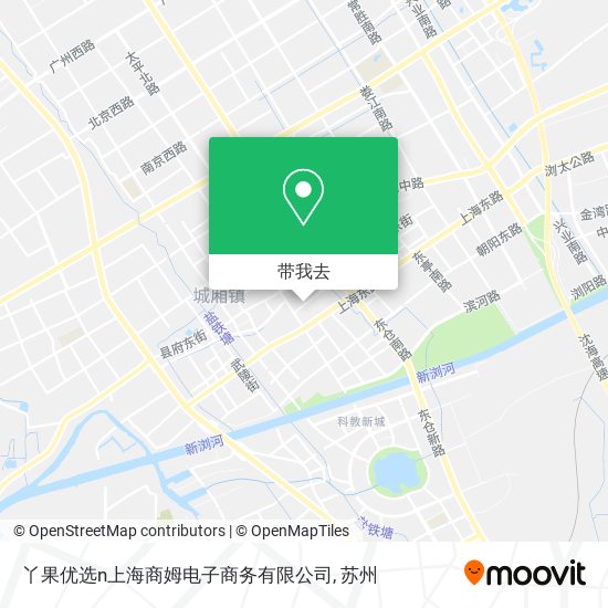 丫果优选n上海商姆电子商务有限公司地图