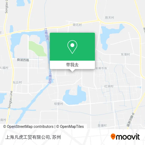 上海凡虎工贸有限公司地图
