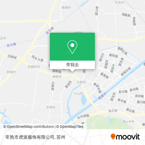 常熟市虎派服饰有限公司地图