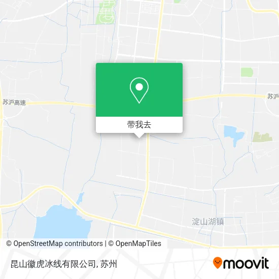 昆山徽虎冰线有限公司地图