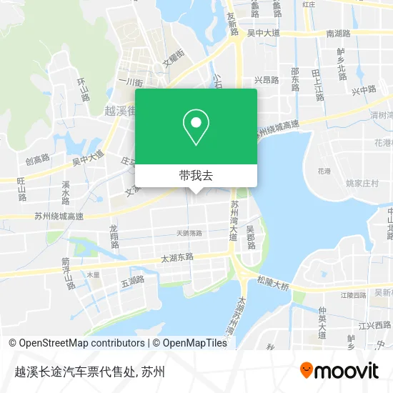 越溪长途汽车票代售处地图