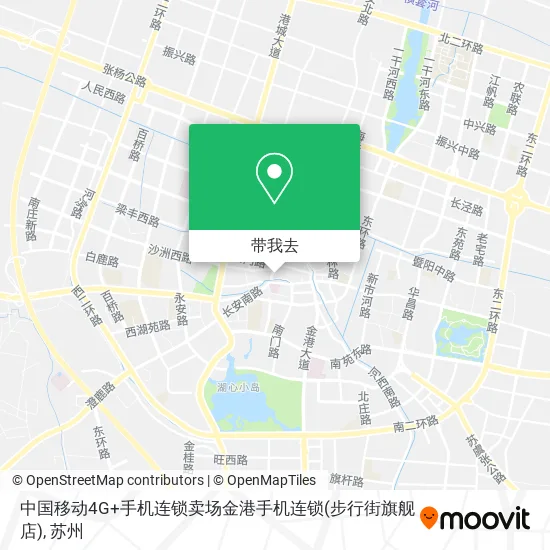 中国移动4G+手机连锁卖场金港手机连锁(步行街旗舰店)地图