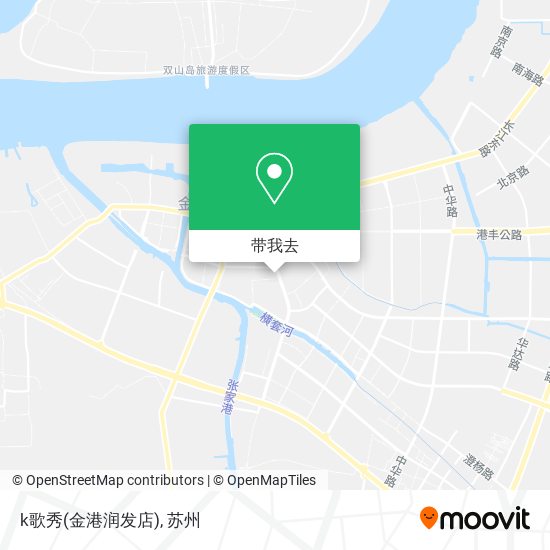 k歌秀(金港润发店)地图