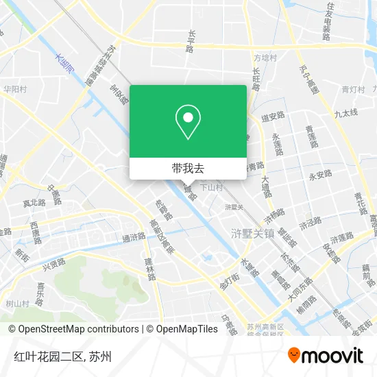 红叶花园二区地图