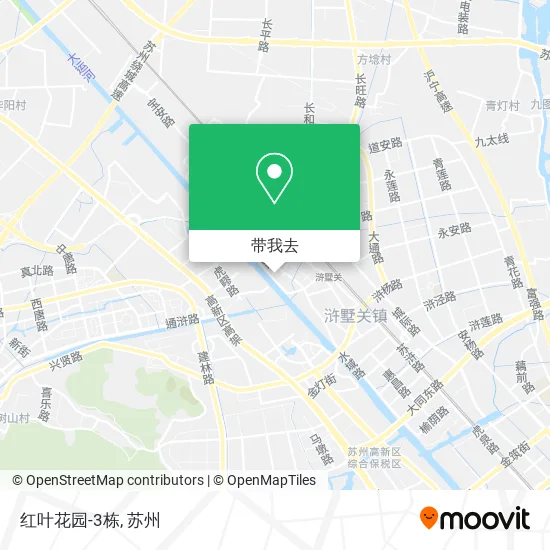 红叶花园-3栋地图