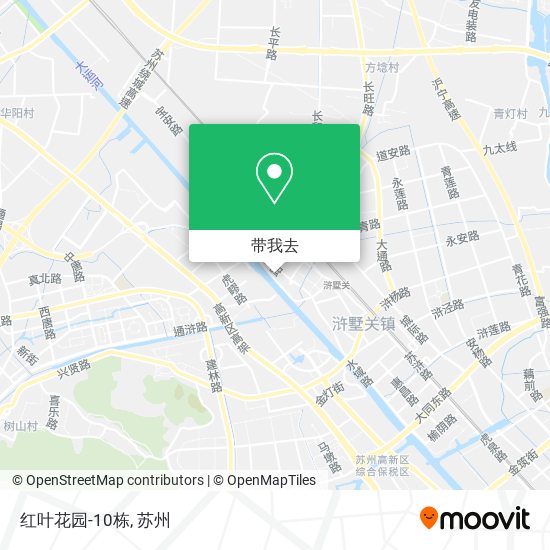 红叶花园-10栋地图