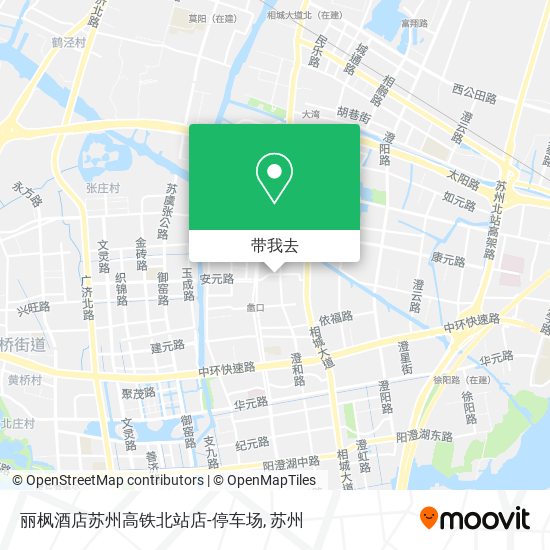 丽枫酒店苏州高铁北站店-停车场地图