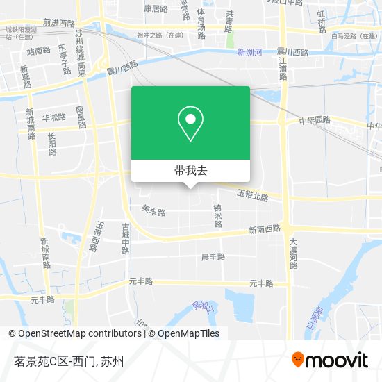 茗景苑C区-西门地图