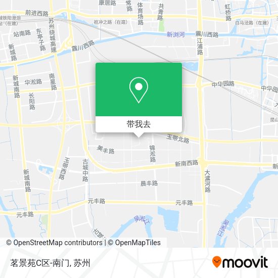 茗景苑C区-南门地图