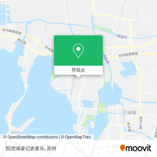 阳澄湖凌记农家乐地图