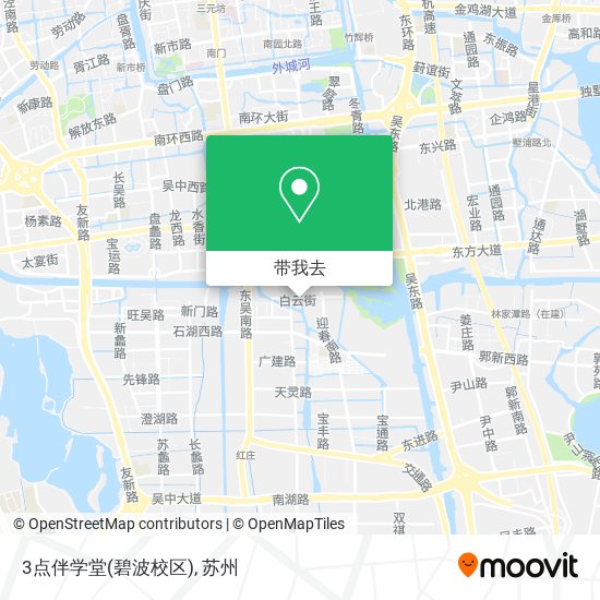 3点伴学堂(碧波校区)地图