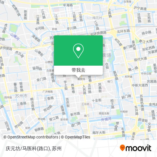庆元坊/马医科(路口)地图
