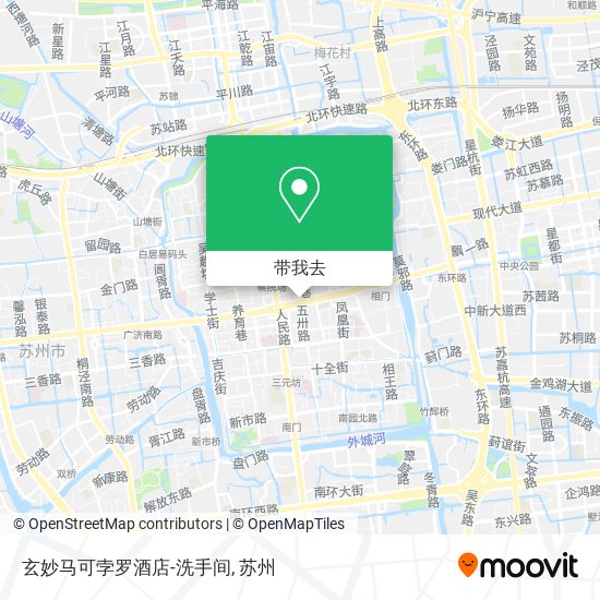 玄妙马可孛罗酒店-洗手间地图