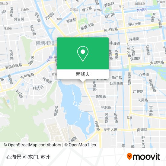石湖景区-东门地图