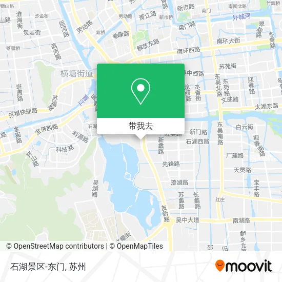 石湖景区-东门地图