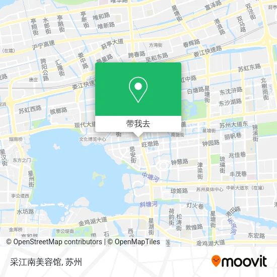 采江南美容馆地图