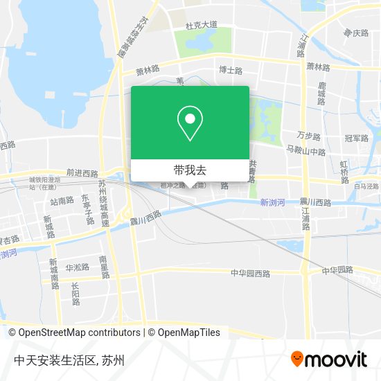 中天安装生活区地图