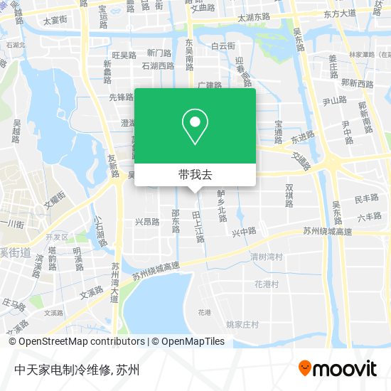 中天家电制冷维修地图