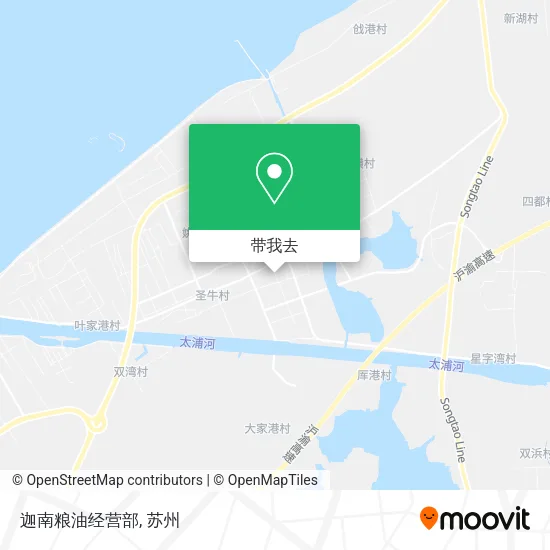 迦南粮油经营部地图