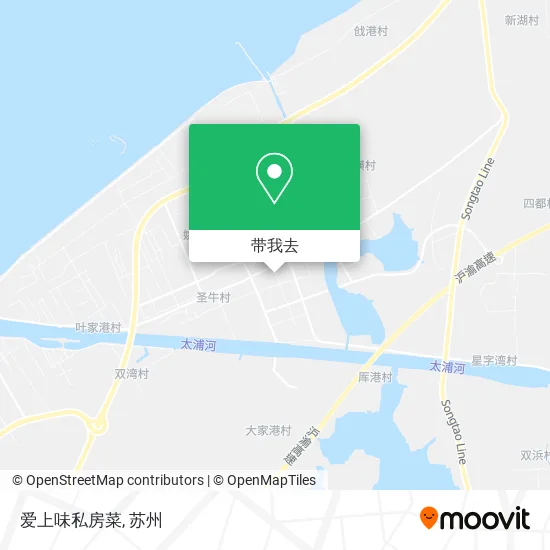 爱上味私房菜地图
