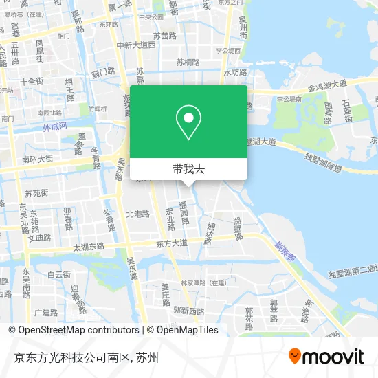 京东方光科技公司南区地图