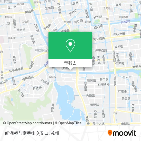闻湖桥与宴香街交叉口地图