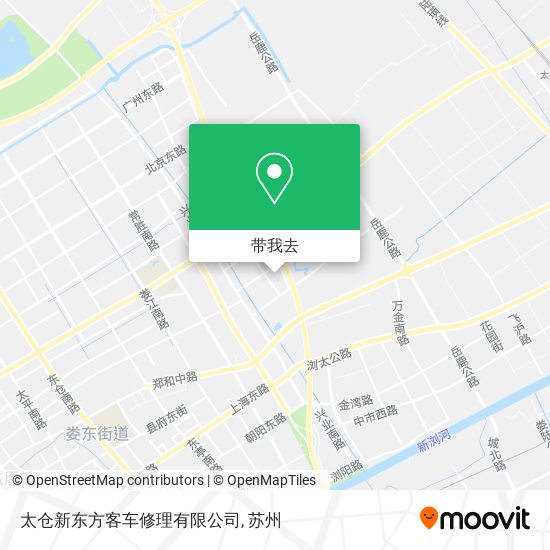 太仓新东方客车修理有限公司地图