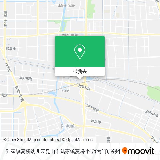 陆家镇夏桥幼儿园昆山市陆家镇夏桥小学(南门)地图