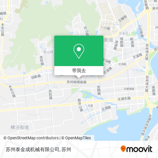 苏州泰金成机械有限公司地图