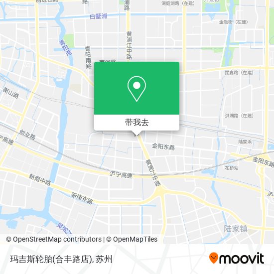 玛吉斯轮胎(合丰路店)地图