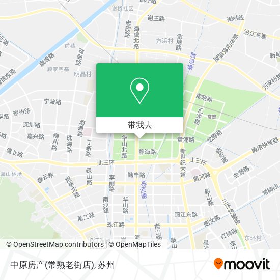 中原房产(常熟老街店)地图