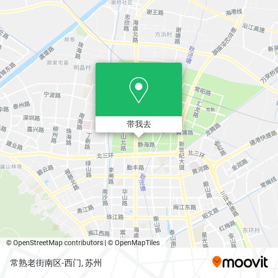 常熟老街南区-西门地图