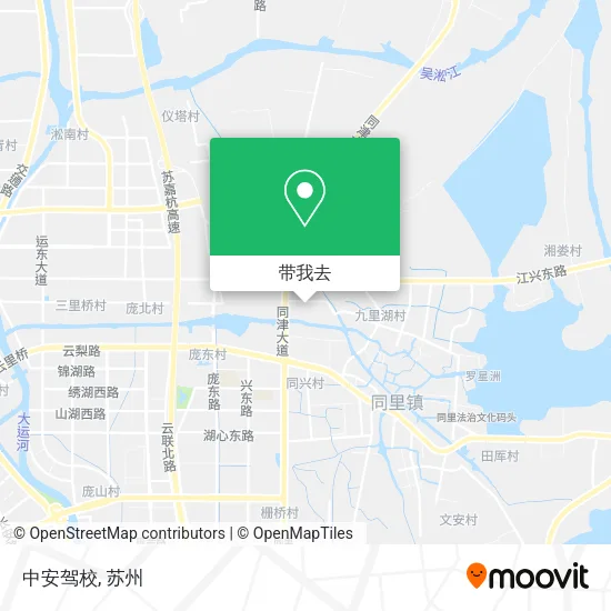 中安驾校地图