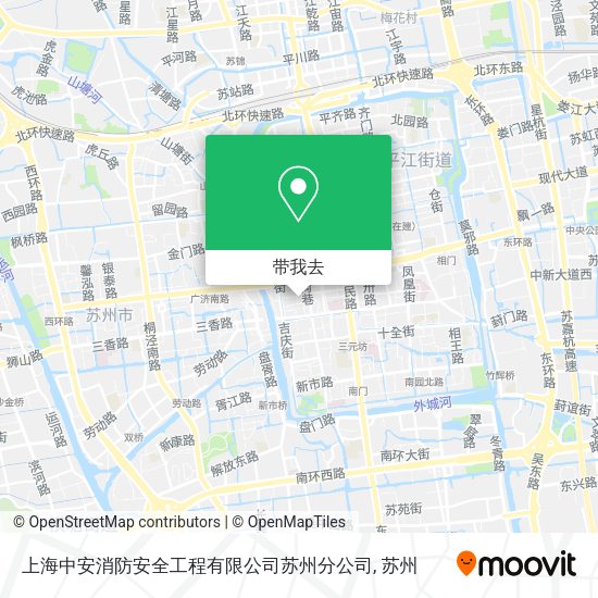 上海中安消防安全工程有限公司苏州分公司地图