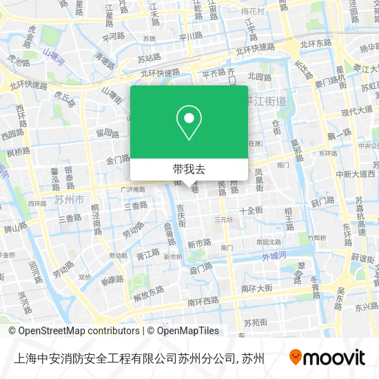 上海中安消防安全工程有限公司苏州分公司地图