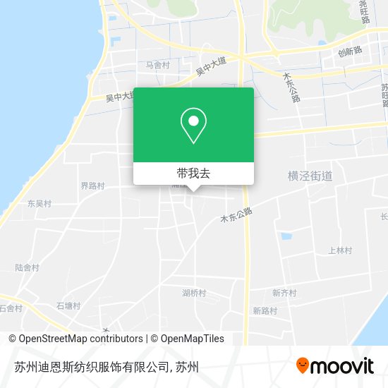 苏州迪恩斯纺织服饰有限公司地图